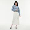 Rap Asymmetrical Pleated Long Skirt Aq1Ws263