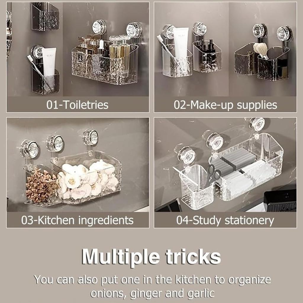 Полки на присосках для ванной комнаты, настенный монтаж без отверстий, стеллаж для хранения без гвоздей, туалет, туалет, ванна, стол, санитарные принадлежности