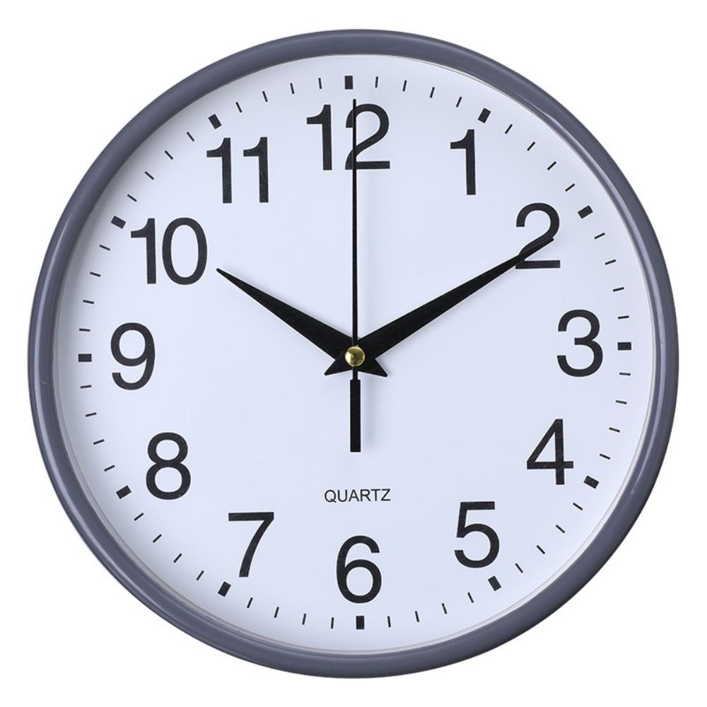 Round Wall Clock for Home and Office - Simple Modern Design for Living Room, Bedroom, and Study