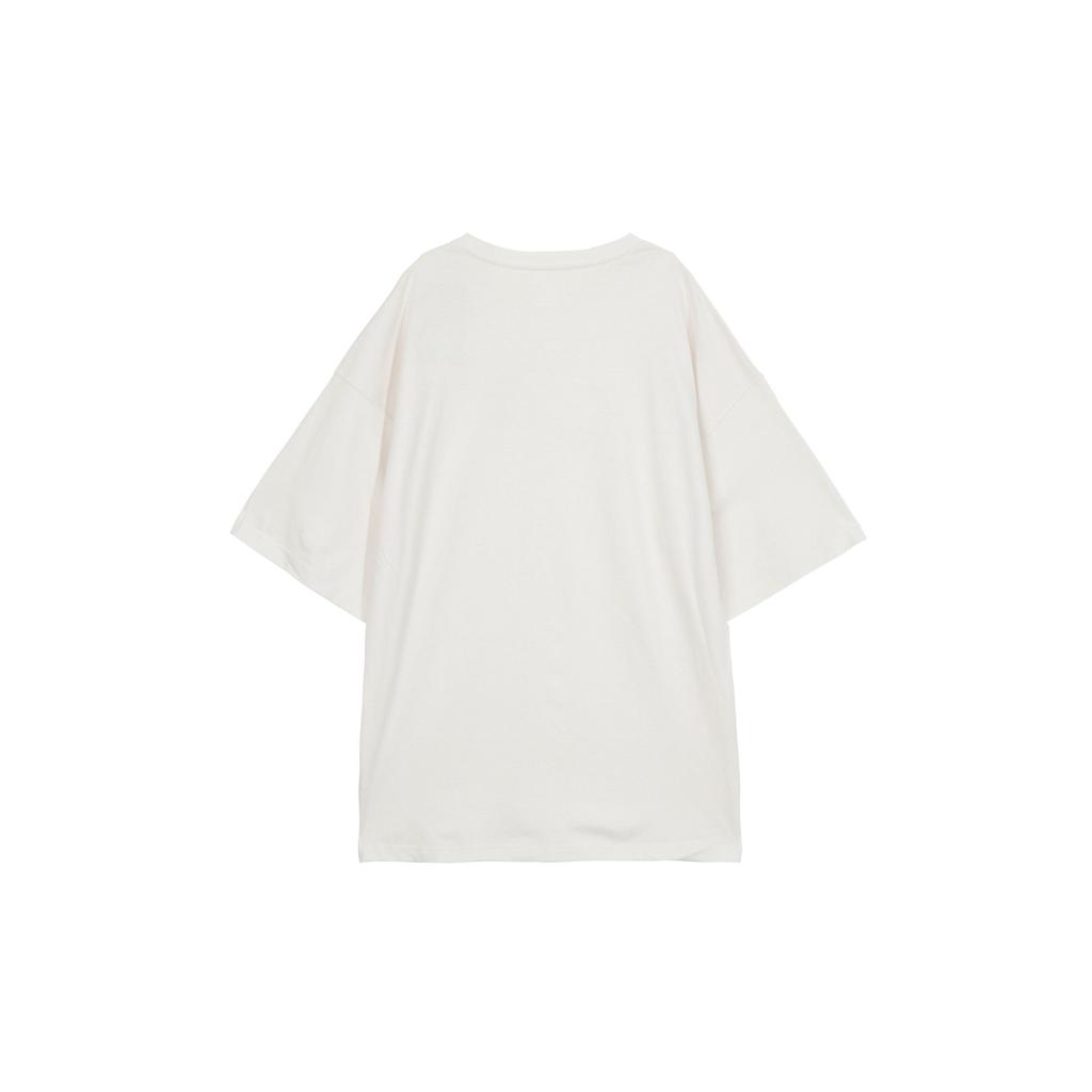 Nike Спортивная одежда, свободная футболка с круглым вырезом и однотонным логотипом, мужские топы, белый фантом, FB9767-030