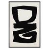 Dan Hobday Abstract I Wooden Framed Plaque