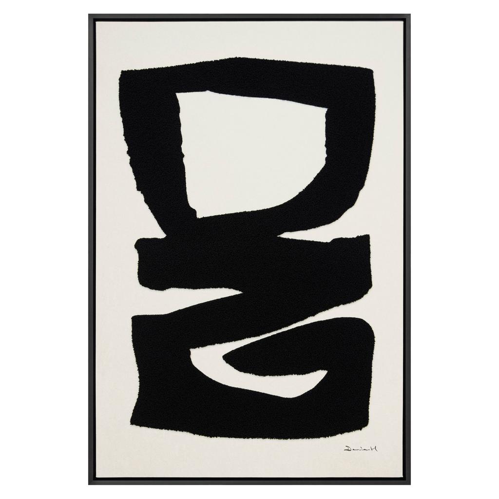 Dan Hobday Abstract I Wooden Framed Plaque
