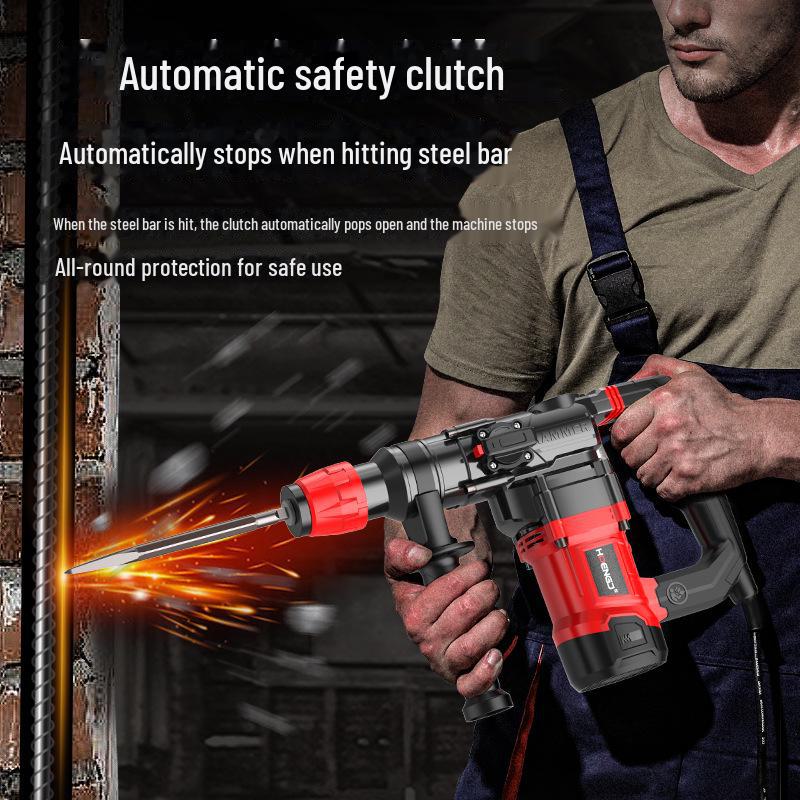 Customizable 26S Multi-Function Electric Drill: Impact Drill, Hammer, Pick – Ideal for Home Use & Concrete Industrial Grade.