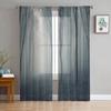 Forest Fog Trees Branches Modern Tulle Curtains For Living Room Bedroom Home Kitchen Window Sheer Curtains
