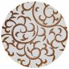 Endo Shoji Paper Coasters, Brown, Arabesque Pattern (Pack of 100), Round, 90mm Diameter, 1mm Thick, a Must-Have for Evening Drinks, Commercial Use