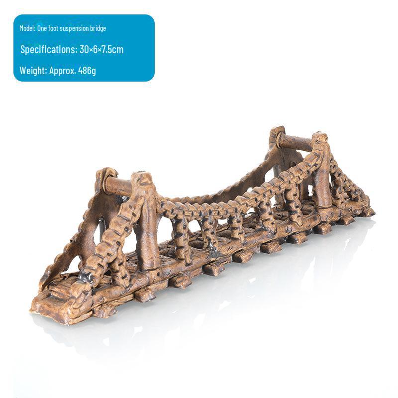 Аквариумный декор Керамические каменные мосты: Ландшафтный дизайн аквариума, микроландшафтные альпинарии и украшения для бонсай