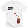 Футболка унисекс Y2k, футболка из чистого хлопка с короткими рукавами SLAMDUNK с буквенным принтом, дышащая, удобная и минималистичная
