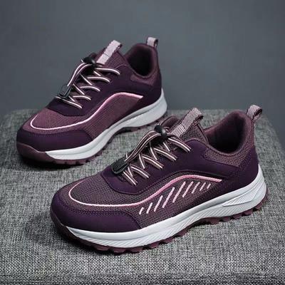 Сетчатая дышащая обувь для женщин Весна Осень Фиолетовая Женская обувь На шнуровке Новинка 2025 Эстетичная Распродажа Вулканизированная обувь