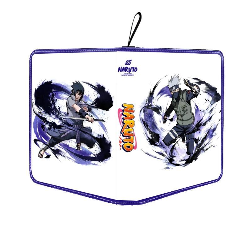 Anime 400/900 Pcsnaruto Card Album Book Folder 4/9 Card Slots Collections Zipper Double Pocket Card Binder Holder Gift
