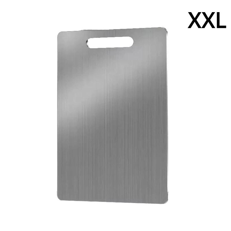 Stainless Steel Cutting Board Food Grade Heavy Duty Chopping Board for Home Kitchen Professional Chefs Cooking Use