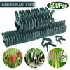 20-500Pcs Plant Fixed Clips Reusable Greenhouse Bracket Fixing Stems Flower Vine Vegetables Tomatoes Fastener Garden Supplies