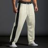Men's Funky Trend Trousers Webbing Casual Pants Colour Block Fashion Sweatpants