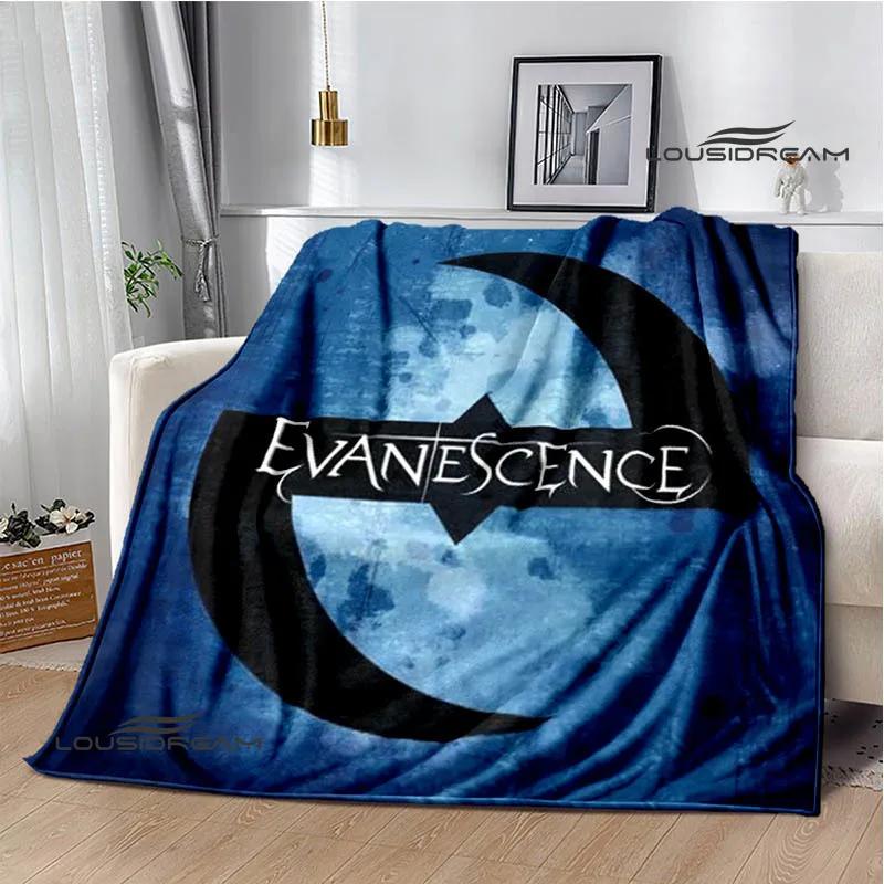 EvaneScence Банд Ретро Принт Модный Теплый Плед Фланелевый Плед Постельное Белье Дом Путешествия Подарок на День Рождения