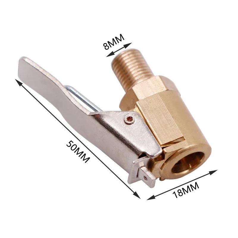 Различные типы автомобильных шин, колес, шин, воздушных патронов, насосов для накачивания шин, зажимов клапанов, соединительных адаптеров, автомобильных аксессуаров для компрессора