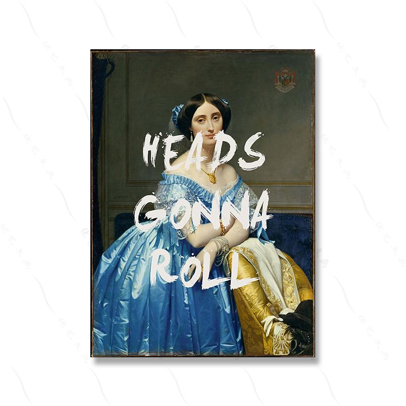 Retro Lyrics Quote Poster Print Gallery Art Wall Woman Living Room Decor Unframed Girl Vintage Literature Home Canvas Painting