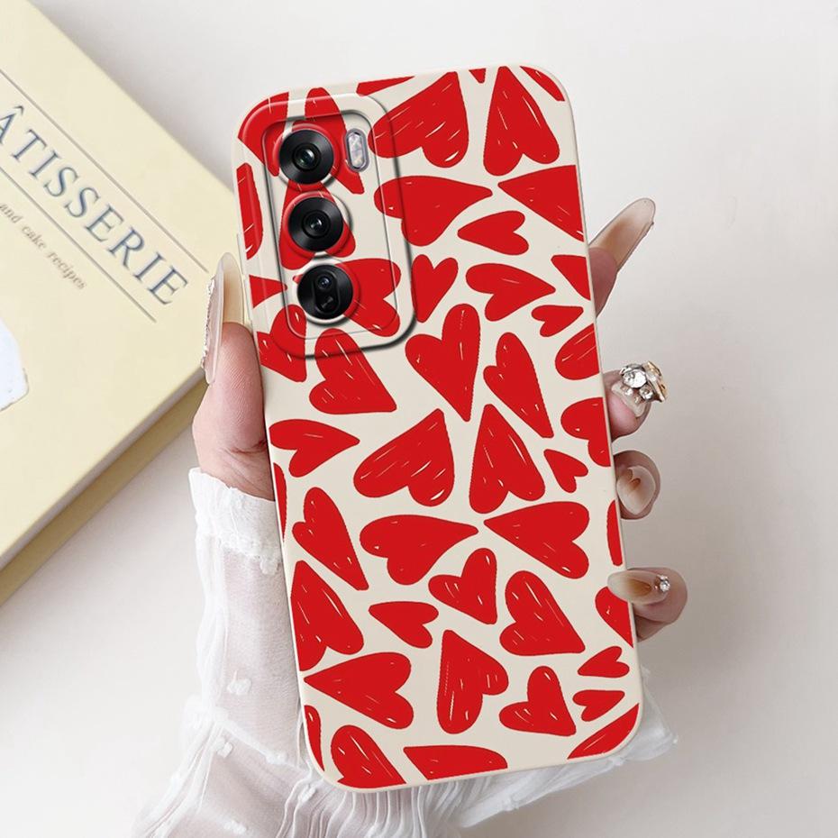 Fashion Painting Phone Case For OPPO Reno12 12Pro 5G Soft Silicone Shockproof Cover For Oppo Reno12 Pro 5G Reno 12 Cases Bumpers