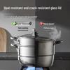 Chui Da Huang 304 Stainless Steel Double Layer Steamer Pot
