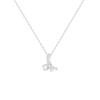 Bow Necklace Women's Light Luxury Niche Design Micro-inlaid Zircon Butterfly Dream Collarbone Chain Stainless Steel Chain