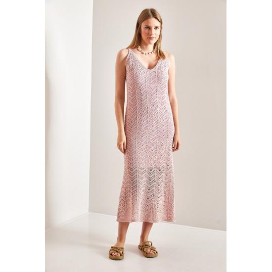 Women's Strap Openwork Summer Knitwear Dress