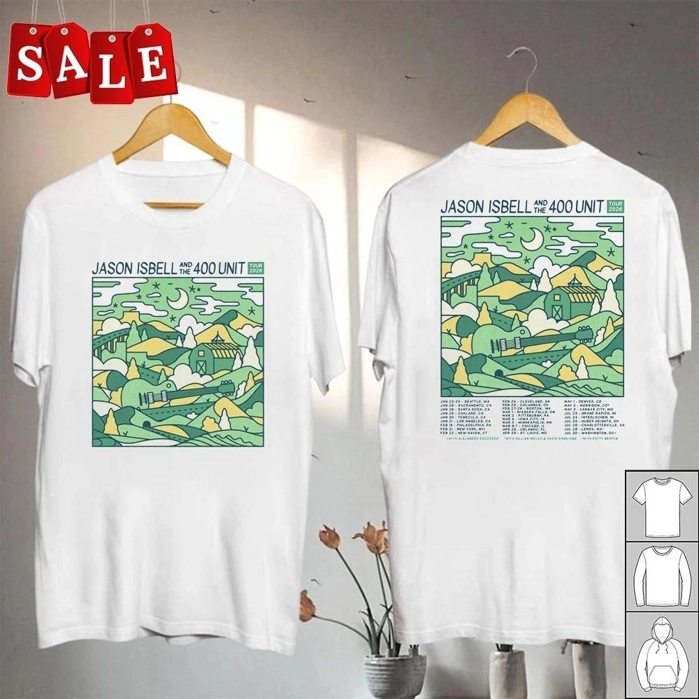 New Jason Isbell And The 400 Unit Band 2 Sides Tour 2026 S to 5XL Shirt SN576