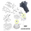 Spare Tire Hold Down Bolt & Nut For Golf 6 MK6 Replaces 1KD803899B L1KD803899B