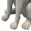 Angel Dog Memorial Statue Hand Carving Vivid Exquisite Synthetic Resin Pet Memorial Stones for Outdoor Garden