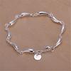 Full Water Drop Bracelet Fashionable S925 Silver Plated Bracelet Women's Jewelry