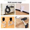 Adjustable Wire Straps Multipurpose Cord Holders Self Sticking Solution Self Adhesive Cable Straps for Organized Desks