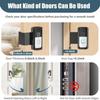 Universal Doorbell Mounting Bracket with Not Theft Design & Easy Installation Metal Doorbell Holder for Video Doorbells
