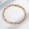 Fashion Gold Color Women Zircon Bracelets Light Luxury Accessories Jewelry