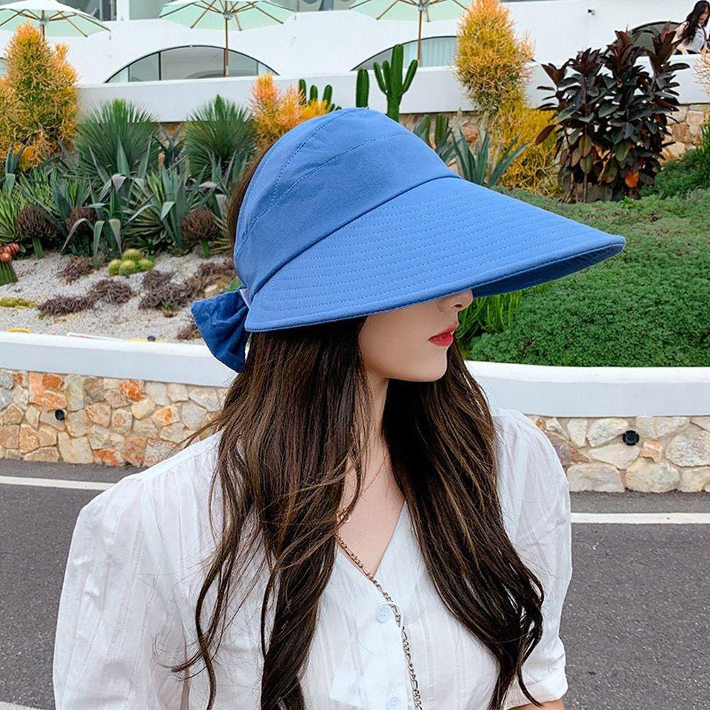 Cover Face Women Large Eaves Sunshade Empty Top Hat Sun Protection Hat Fisherman Hat Cap