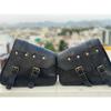 Кожаные седельные сумки Panniers Bag New One Size Motorcycle Saddlebag 1 Pair Goat