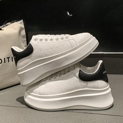 Белые туфли женские новые универсальные кроссовки с толстой подошвой внутри увеличивают повседневную спортивную обувь