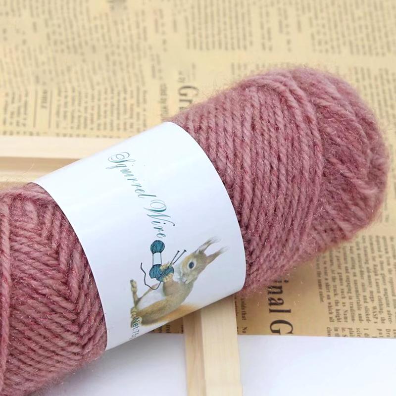 1 шт., ручная работа, нитки для шапки, шарфа, крючка, обуви, яркая шелковая пряжа, шерстяная пряжа, средняя толщина лески