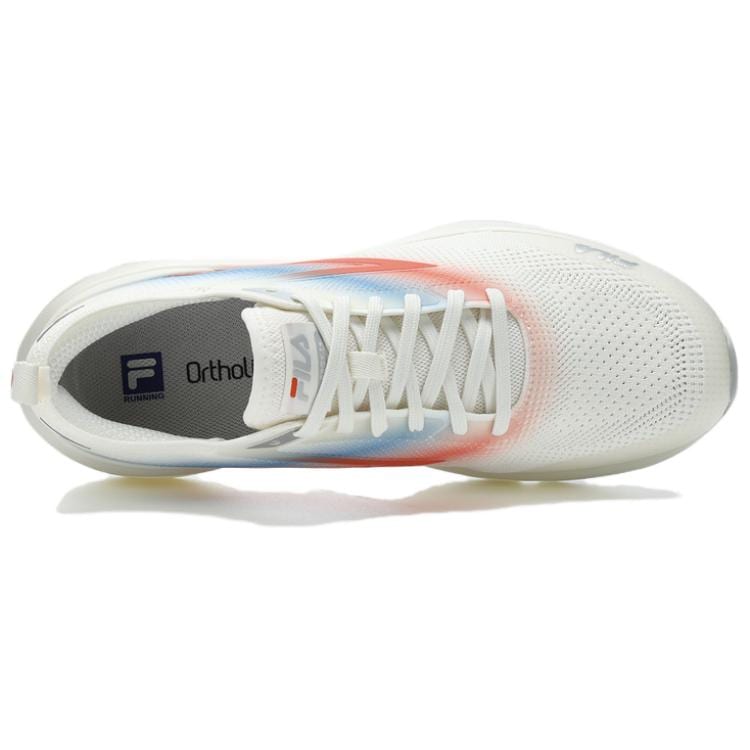 Fila NUVOLE Сетчатые Низкие Тренировочные Беговые Кроссовки Мужские Бело-Оранжевые A12M321115FGV