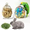 Parrot Shredder Bird Toys Stainless Steel Cage Bird Feeder Paper Foraging Vegetable Millet Basket Container For Cockatiel Conure