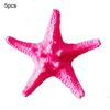 5 шт., украшение в виде морской звезды, пляж, океан, морская звезда, украшение для дома, стены и вечеринки