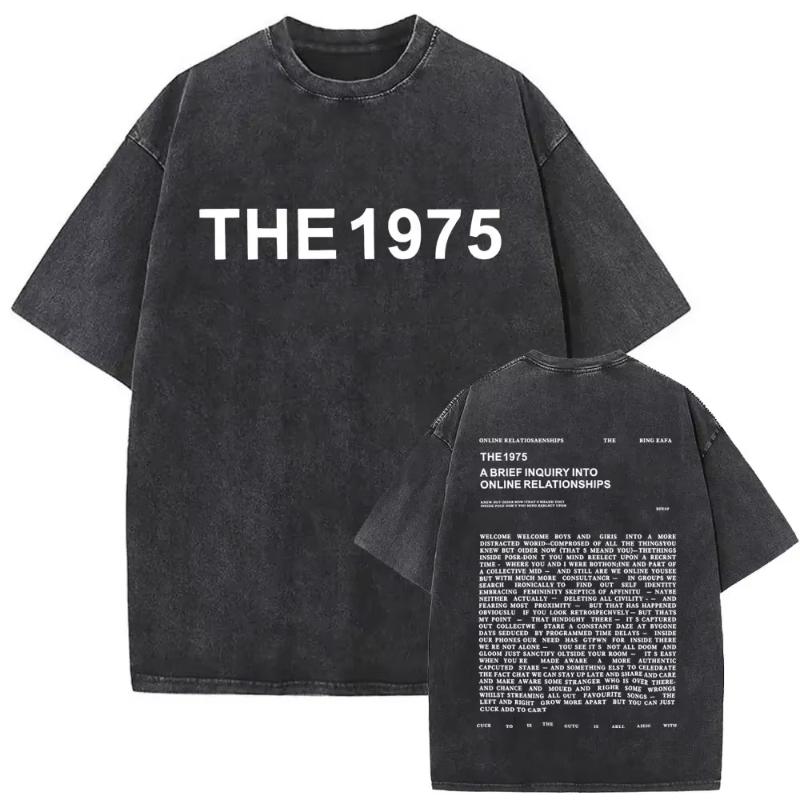 Washed Vintage The about You Print Tshirt Being Funny in A Foreign Language Album Tshirt Unisex Women Hip Hop Casual T Shirt