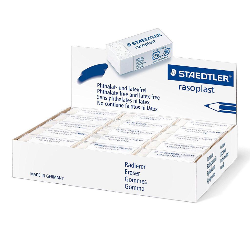 STAEDTLER 526 B30 Профессиональный экологичный ластик Super Clean для рисования и эскизов