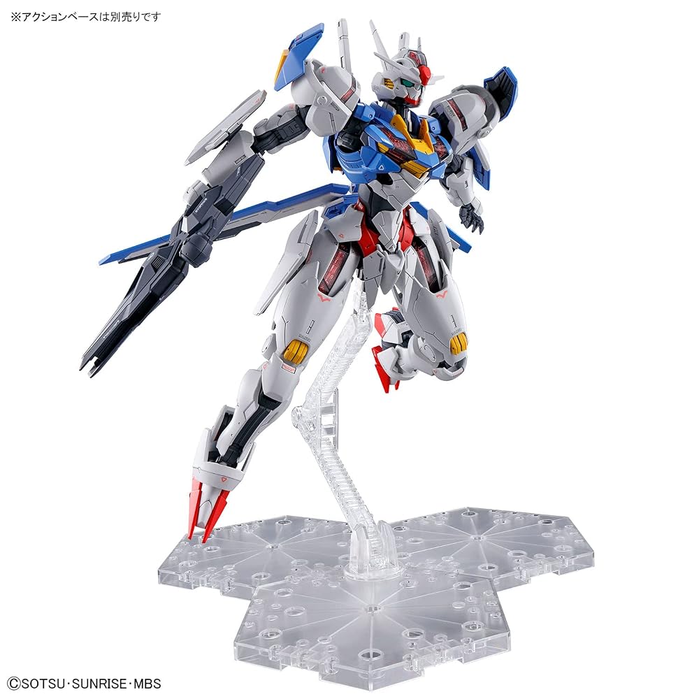 BANDAI SPIRITS FULL MECHANICS Мобильный доспех Гандам: Модель-конструктор Gundam Aerial из серии The Witch from Mercury, масштаб 1/100
