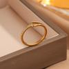 Elegant Water Drop Rhinestone Ring for Women - Versatile Claw Setting Design