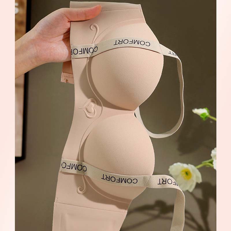 Удобное не оставляющее следов не стальное кольцо с буквами бретельки половина чашки нижнее белье женское маленькая грудь собранное большое красивое заднее нижнее белье бюстгальтер