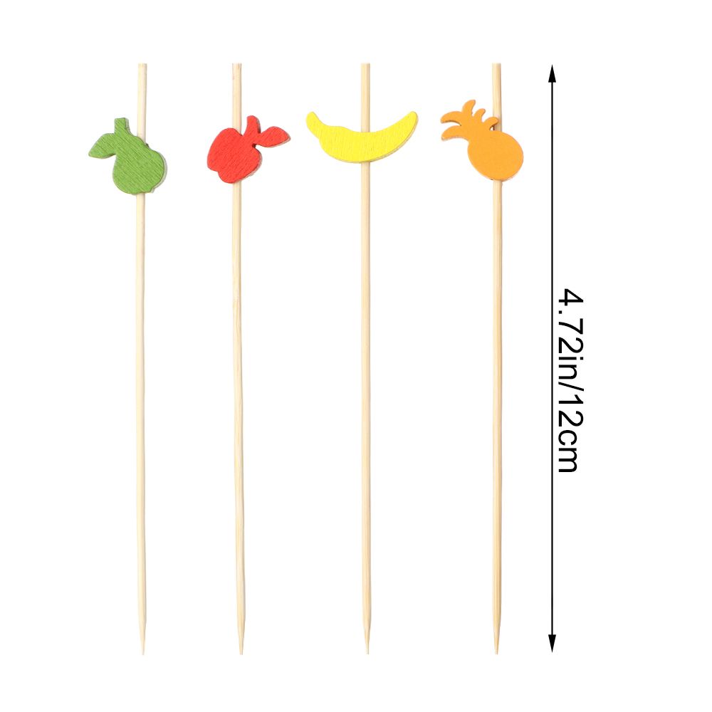 Salad Sandwich Toothpicks Handmade Toothpicks Bamboo Picks Food Fruit Cocktail Decor Fruit Sticks