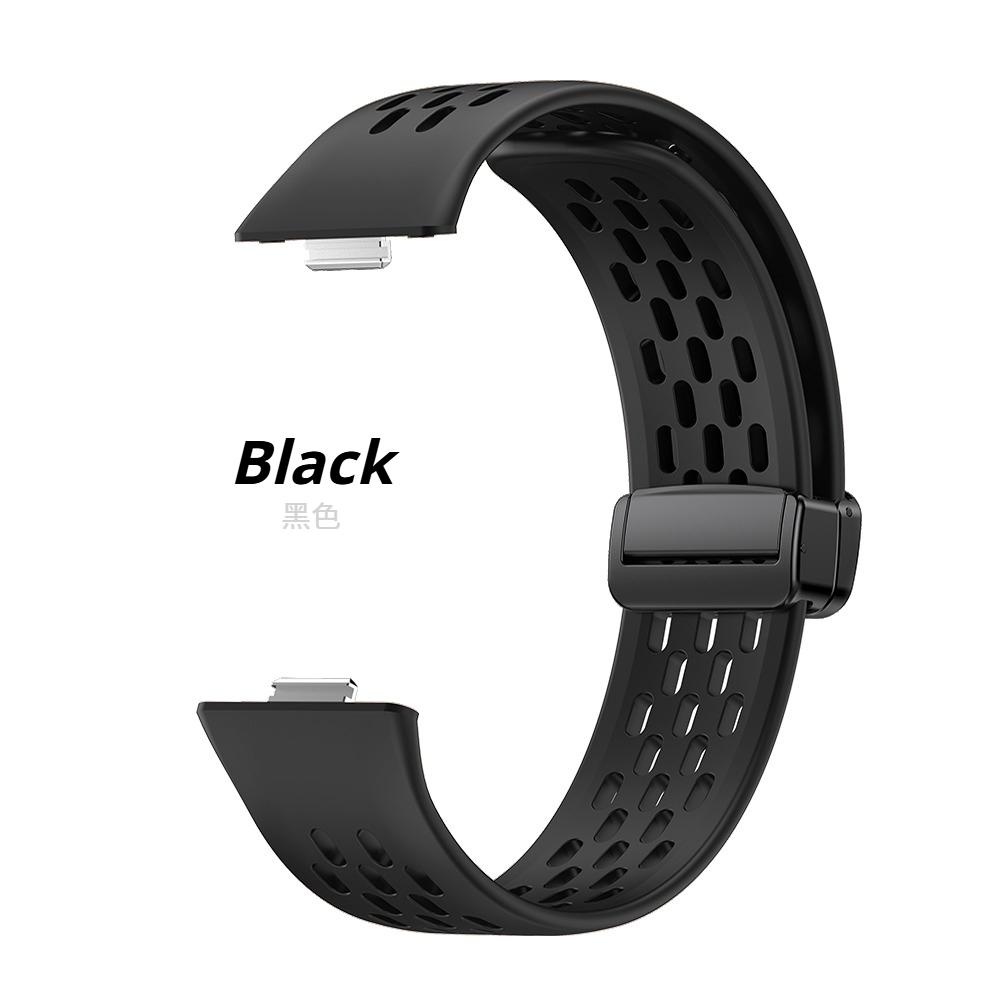 Спортивный силиконовый ремешок для Huawei Watch Fit 4/Fit 3 Удобные дышащие браслеты для Huawei Watch Fit 4 Pro Магнитный браслет