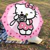 1PC Hello Kitty Umbrella-8-Rib Reinforced, Automatic Open, Lightweight & Durable, Cute Fashion Accessory for Outdoor, Beach or Casual Use, Beach Umbre
