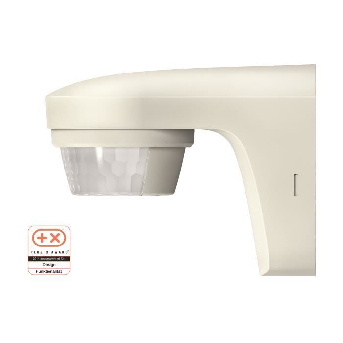 Theben 1010505 theLuxa S180 WH - Détecteur de Mouvement (PIR) - pour l'extérieur - Couverture Angulaire 180°