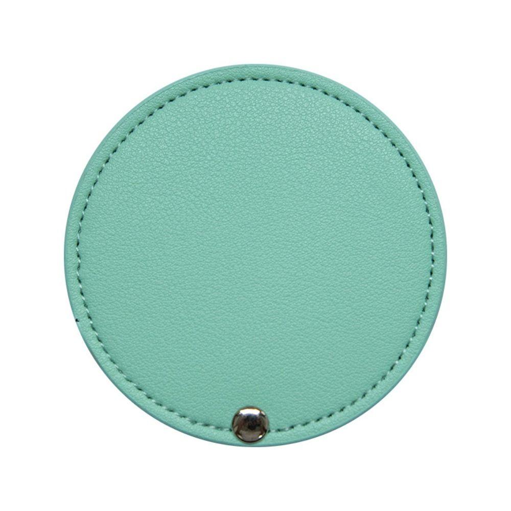 PU Leather Women Girls Cosmetic Mirror Makeup Mirror Compact Pocket Mirror Travel Accessories
