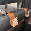 Cartoon Headrest Hooks for Purses and Bag Car Back Seat Headrest Hanger Vehicle Cute Bear Bunny Storage Hook Universal Organizer