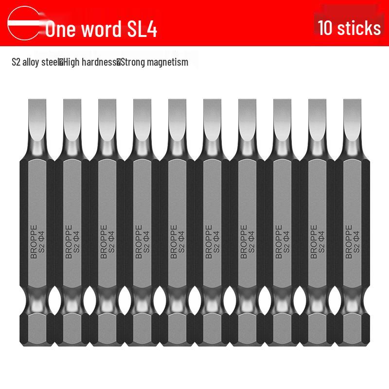 S2 Steel Magnetic Phillips & Slotted Screwdriver Bits Set for Electric Hand Drills and Pneumatic Tools