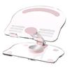 Acrylic Swivel Tablet Stand for Desk with 360° Rotating Base Multi Angle Clear Phone Holder Suitable for Home Office Meetings